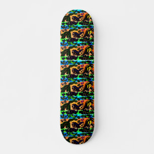 Dino-teckningar så coola mini skateboard bräda 18,5 cm