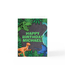 Dino Trex Jurassic Boy Dinosaur Birthday