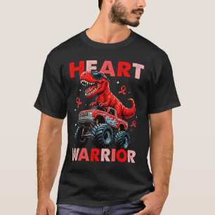 Dino Trex Pojkar Småbarn Hjärtat T Shirt
