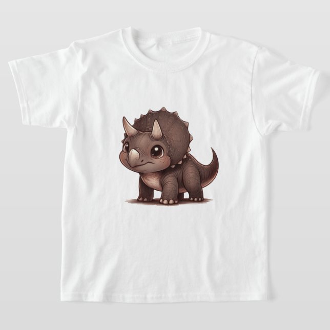 Dino Triceratops - Kammli Friends Kollektion T Shirt (Laydown)