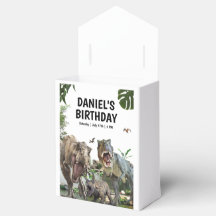 Dino-Tryckbar födelsedagsfest, T rex födelsedag