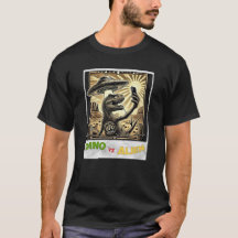 Dino UFO Selfie: Dino vs Alien (Man Tshirt) #10
