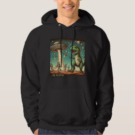 Dino UFO Selfie: Vintage Panic (Manar Hoodie) Hoodie