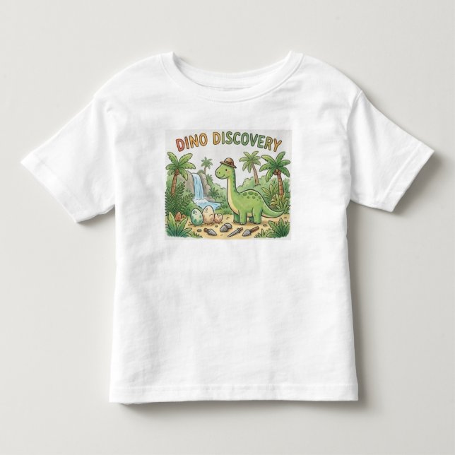 Dino Upptäckts T-Shirt (Framsida)