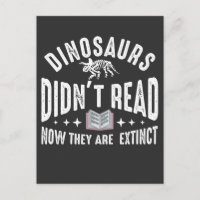 Dino-utrotning Bok Reading Funny Dinosaurs