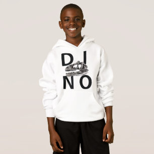 DINO - White Kids'Hanes ComfortBlend® Hoodie T-shirt
