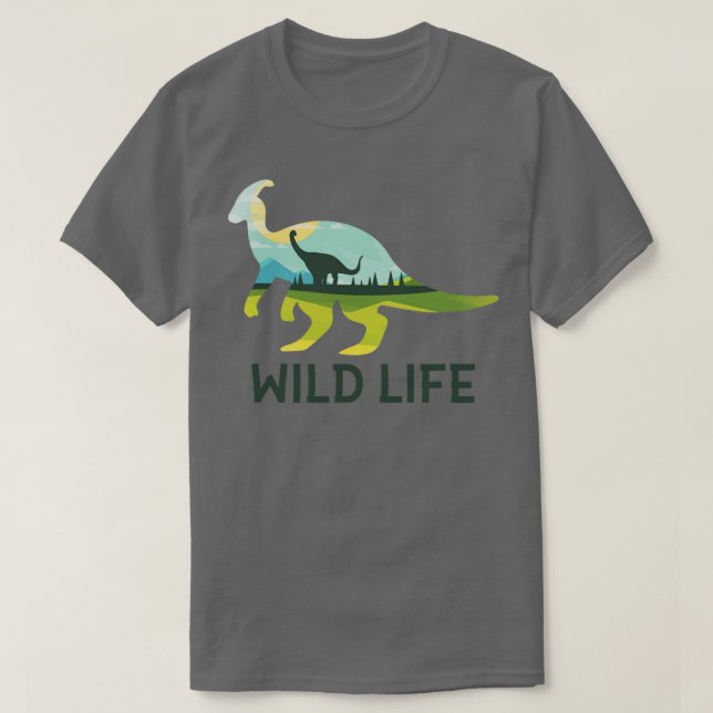 Dino Wildlife T Shirt (Design framsida)