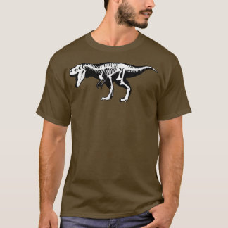 Dino Women, Dinosaur Skeleton T T Shirt