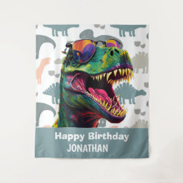 Dinoasur Coola T Rex Vit bakgrund