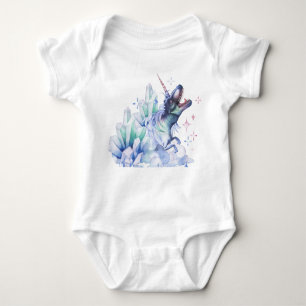 Dinocorn Baby   Crystal Fantasy Dinosaur Unicorn T Shirt
