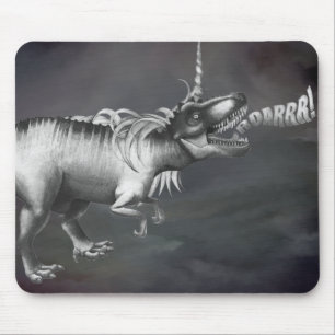 Dinocorn Roar Silver Monokrom minimal ordart Musmatta