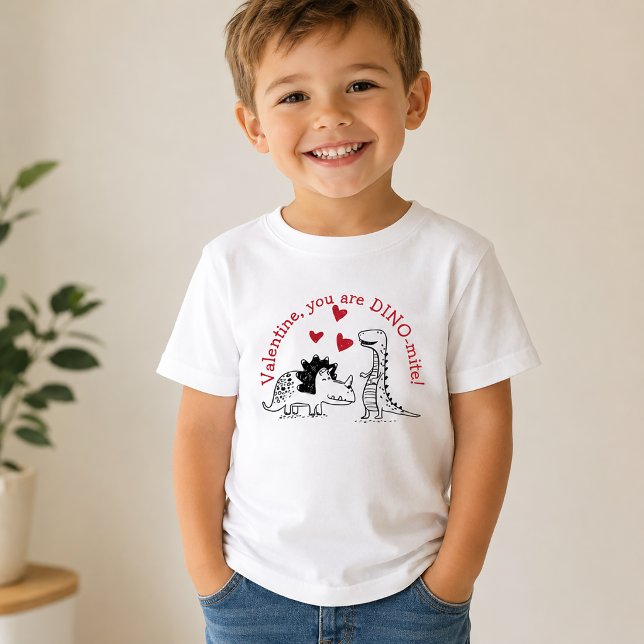 Dinomite Alla hjärtans dag T-shirt (Dinosaur Valentine Shirt)