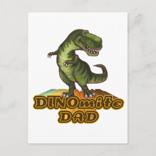 Dinomite Pappa Vykort