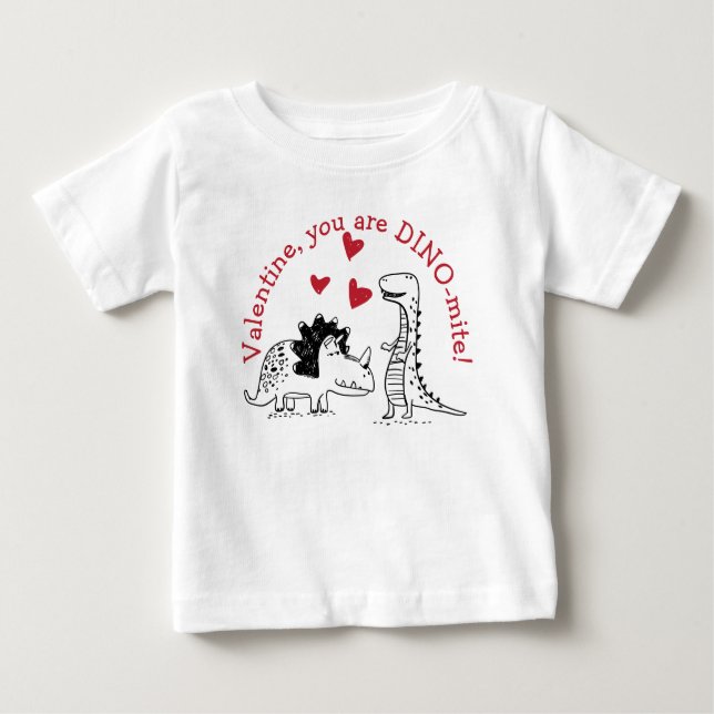 Dinomite Valentine Day T-Shirt (Framsida)