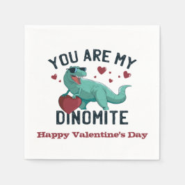 Dinomite Valentine Humor Pappersservett