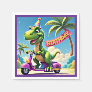 " DINO's BIRTHDAY JOYRIDE " Pappersservett