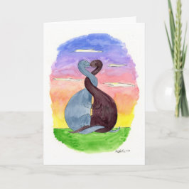 Dinos i Kärlek: Alla hjärtans dagskort Helgkort