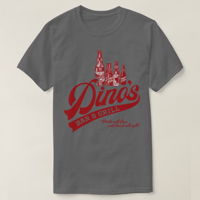 Dinos Pub och Grill T Shirt (Design framsida)