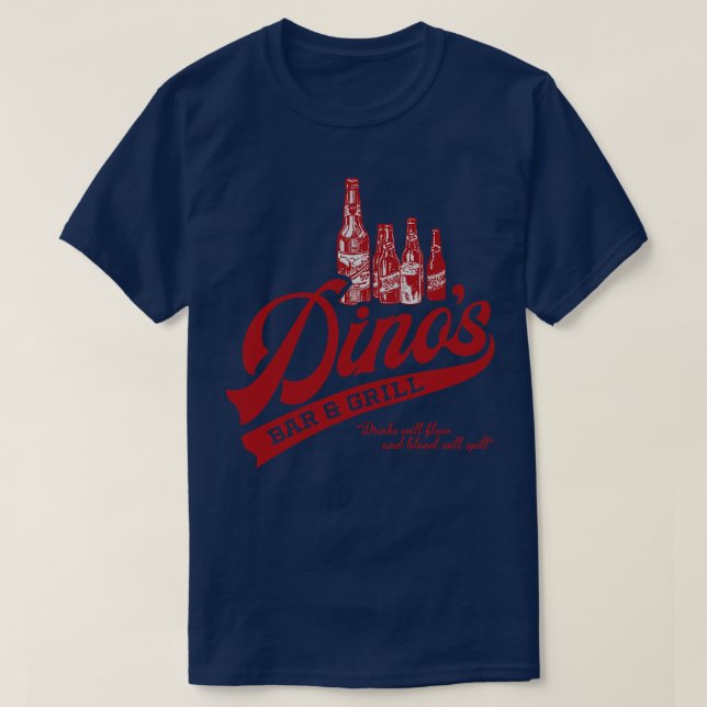 Dinos Pub och Grill T Shirt (Design framsida)