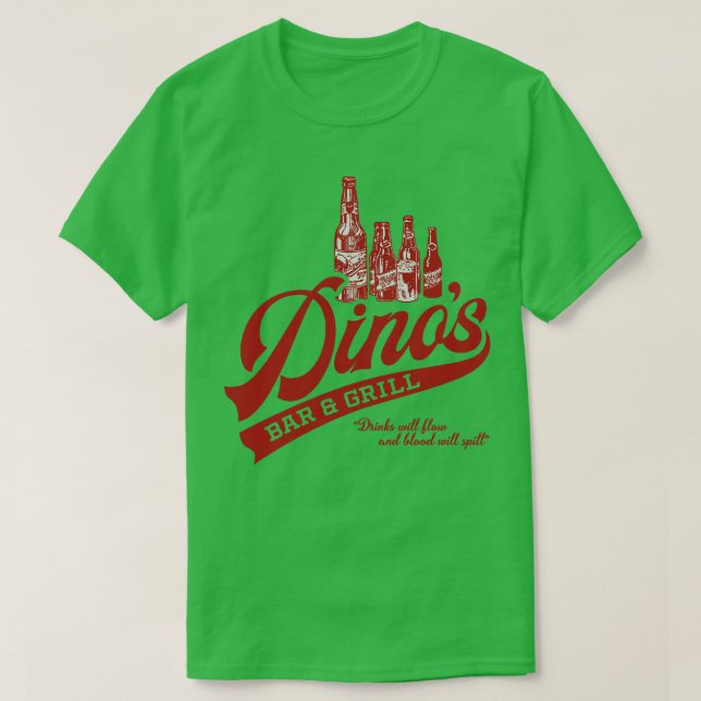 Dinos Pub och Grill T Shirt (Design framsida)