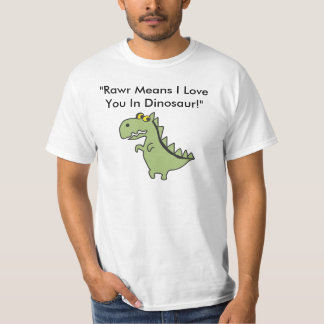 Dinos "Rawr elak älskar jag dig i Dinosa… Tee