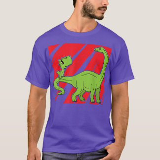 Dinosar Pappa Baby Fars dag Coola Pappa pappa Pop T Shirt