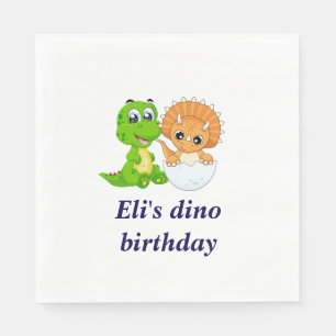Dinosauaur-födelsedag Pappersservett