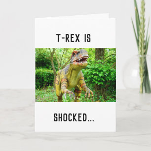 Dinosauer för födelsedagskort kort