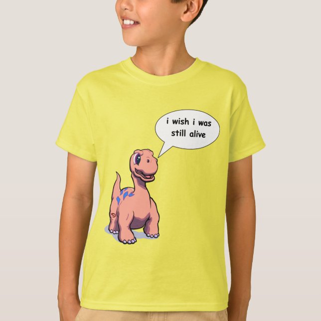 Dinosauerskjorta för ditt barn t shirt (Framsida)