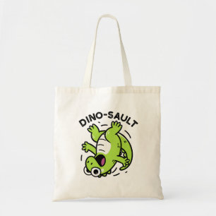 Dinosault Funny Dinosaur Pun Tygkasse