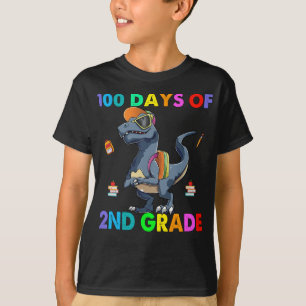 Dinosaur 100 dagar andra Klass T Shirt