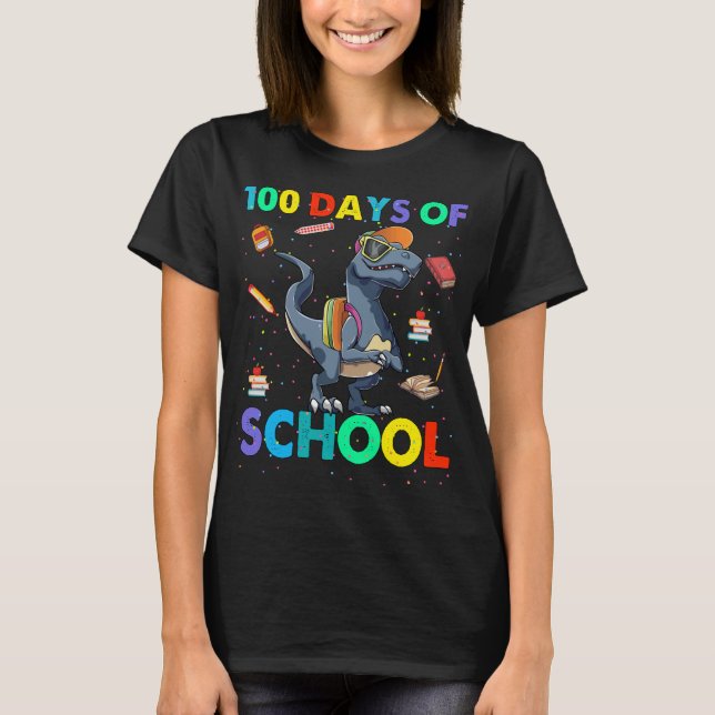 Dinosaur 100 skoldag t shirt (Framsida)