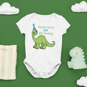Dinosaur 1:a födelsedag Anpassningsbar T Shirt