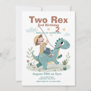  Dinosaur 2:a  Inbjudningar