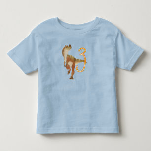 Dinosaur 3-årsdag t shirt