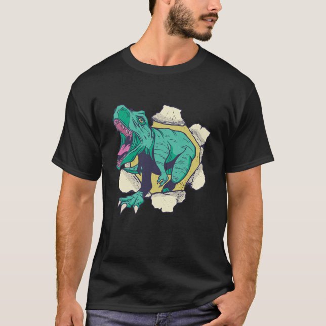 Dinosaur 3D T Shirt (Framsida)