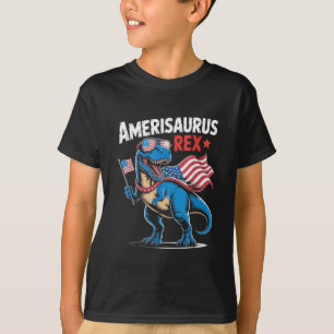 Dinosaur 4:e Juli Pojkar Flickor Män Amerisaurus T Shirt