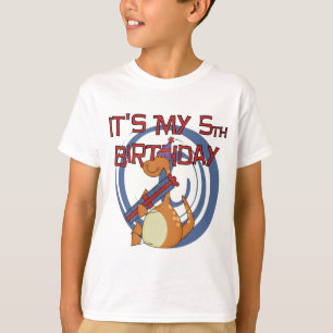 Dinosaur 5:e födelsedag Tshirts och gåvor