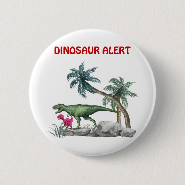 Dinosaur Alert Knapp (Framsida)