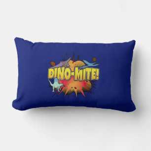 Dinosaur Älskare Dynamite Dino-mite Pun Lumbarkudde