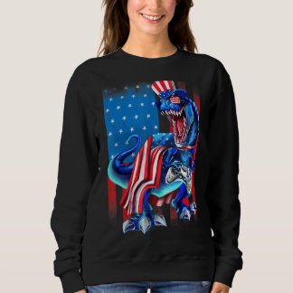 Dinosaur America Flagga Game Controller 4:e o T Shirt