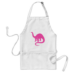 Dinosaur Apron - Rosa Förkläde