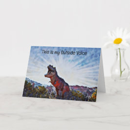 Dinosaur Art Roaring Roligt Birthday Card Kort