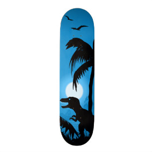 Dinosaur av natten old school skateboard bräda 18 cm