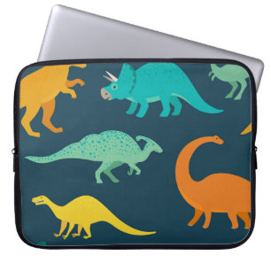 Dinosaur Äventyr: Kids' Nursery Tapet Laptop Fodral