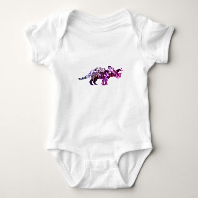 Dinosaur Baby Bodykostym T Shirt (Framsida)