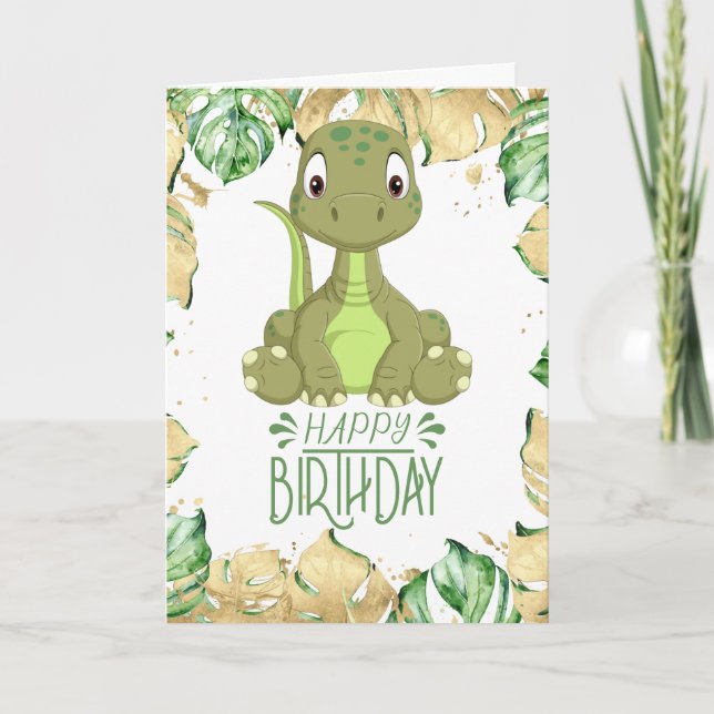 Dinosaur Baby-jurassic-kort Kort (Framsida)