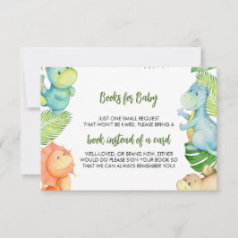Dinosaur Baby Shower Bokar för Baby