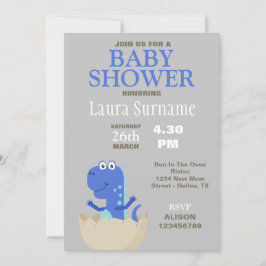 Dinosaur Baby Shower-inbjudan Inbjudningar