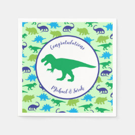Dinosaur Baby Shower Pappersservett